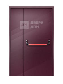 Противопожарная дверь глухая ДПМ-02 3-го типа полуторная со скрытыми петлями